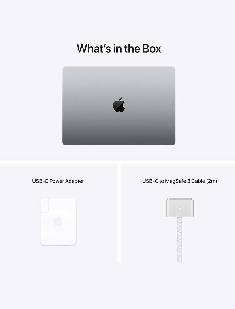 Apple 2021 MacBook Pro (16-inch, Apple M1 Max chip with 10‑core CPU and 32‑core GPU, 64GB RAM, 1TB SSD) - Space Grey; English (Renewed) - Image 3