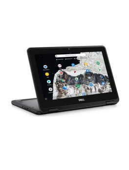 Dell Chromebook 3100 2-in-1 Laptop – 11.6″ HD Touchscreen, Intel Celeron N4020, 4GB RAM, 32GB eMMC, Chrome OS, English Keyboard, Black – Renewed